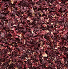 Hibiscus Flowers C/S (Hibiscus Sabdariffa)  Vibrant Red Non-GMO USA MADE picture
