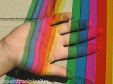 TRANSPARENT Plastic Tape, choose your color + size.  Like Sticky Cellophane picture