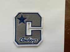 DALLAS COWBOYS VINTAGE Embroidered- Iron On Patch 3” X 2.5” picture