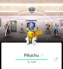 Shiny Professor Willow's Assistant Pikachu - GO Lab Background picture