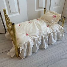 American Girl Doll Samantha Bed and Sidetable picture