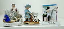 Lot of 3 Antique Victorian German Fairings Conta & Boehme Last In Bed Porter picture