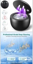 Dental Ultrasonic Retainer Cleaner Machine - Dental Cleaning Pod for Denture picture