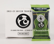 2022-23 Panini Chronicles Soccer Multi Cello/Fat Pack Box (12 packs) 15 Per Pack picture