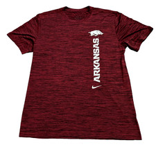 Nike Arkansas Razorbacks Dri-FIT Velocity Shirt Mens L HF9625-613 Crimson picture