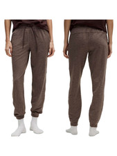 Lululemon Soft Jersey Classic Fit Mid Rise Jogger Heathered Espresso Size 2 picture