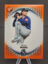 2026 Topps Pristine - Bryan Woo #191 Orange Refractor /25 Seattle Mariners picture