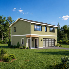 2 Story Garage Apartment Plans-Detached Garage Blueprints with Living Space picture