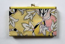 Authentic vintage EMILIO PUCCI floral wallet/coin purse Made in Italy picture