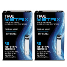 100 TRUE Metrix Blood Glucose Diabetic Test Strips picture