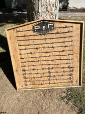 Antique P & C Hand Forged Barb Wire Store Display picture