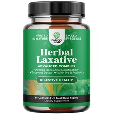 Herbal Laxative Capsules with Probiotics – Colon Cleanse and Digestive Support picture