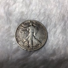 1944-D Walking Liberty Half Dollar 50 Cent Coin Fine picture