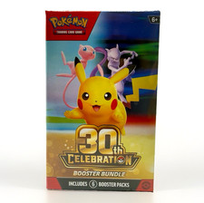 Pokémon TCG 30th Celebration Booster Bundle 6 Packs Brand New Factory Sealed picture