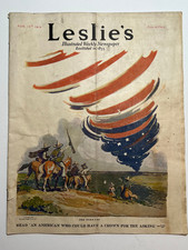 LESLIE'S WEEKLY - Aug 10, 1916 - WWI News / COCA COLA COKE AD - After the Walk picture
