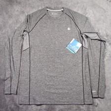 Coolibar Men's Medium Agility Long Sleeve Performance T-Shirt Thumbholes UPF 50  picture
