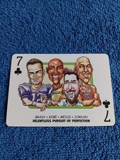 Jordan Brady Kobe Messi Hero Decks Playing Card Basketball Card Rare Card picture