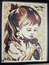 Shepard Fairey Obey - War By Numbers - 1st Edition Gold - S/N picture