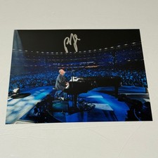 Billy Joel Autographed Piano Man Shea Stadium Mets Concert 8x10 Photo picture