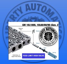 10L1000/10L80/10L90/10L60 GM SONNAX FEED LIMIT HIGH VALVE KIT DROP IN  VALVE picture