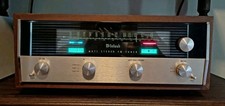 VINTAGE McIntosh MR-71 FM Stereophonic Tube Tuner & Oiled Walnut Cabinet *Works* picture