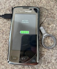 LG Chocolate Touch VX8575 - Silver and Black Rare Cellular Phone W/charging Wire picture