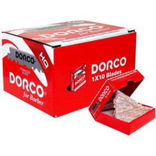 Dorco Red Single Edge Blades HST300-1 Case | 100 Blades x 10 PACK picture