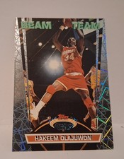 1992-93 Topps Stadium Club Beam Team #16 Hakeem Olajuwon Read Description  picture