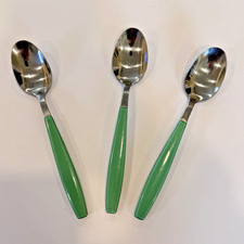 Lot of 3 Fiesta Jamboree Replacement Stainless Steel Tablespoons picture