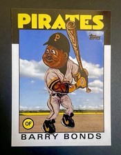 Garbage Pail Kids GPK Barry Bonds 1986 Topps Traded Parody ROOKIE CARD 1/100 picture