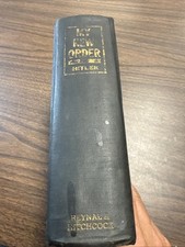 MY NEW ORDER by Adolf Hitler - 1941 - 1st ed - Collection of Hitler's speeches picture