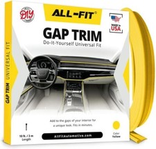 All-Fit Gap Trim Interior Custom Automotive Trim - Universal Fit - (Yellow) picture