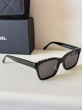 CHANEL CH5417 C501/S4 Square Sunglasses Black  picture