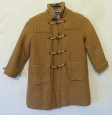VTG Faribo Woolen Mills Faribault Minnesota Jacket Winter Coat USA Youth Beige picture