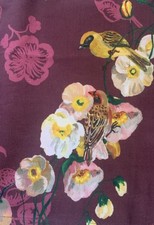 Anthropologie Nathalie Lete Marais Table Runner Retired Discontinued Bird 90x16” picture