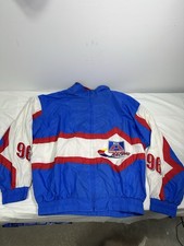 Vintage 90s Big A Auto Parts Racing Dealer Jacket XL NASCAR #96 Windbreaker⁠ picture