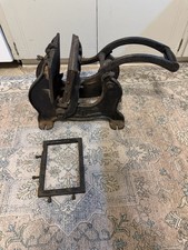 Antique Rare D.W. Daughaday Model 1 Improved Cast Iron Tabletop Letterpress picture