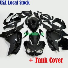 Injection For Kawasaki Ninja 500 ABS 2024-2026 Carbon Fiber Fairing Kit Black picture