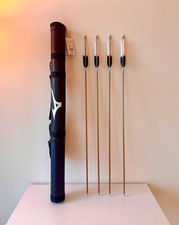 Kyudo Brand New 4 Easton XX75 2015 Arrows 97cm and Mizuno Super Yadzutsu Quiver picture