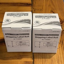 DYMO 1744907 LabelWriter 4 in. x 6 in. Shipping Labels - White (2-Rolls) New picture