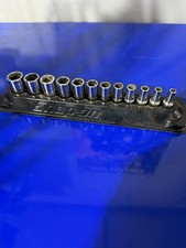 Snap On 1/4” 5-15 Semi Deep Flank Drive Extra Sockets New In Box picture