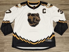 Size XXL -NHL Boston Bruins Pooh Bear Fanatics Breakaway Patrice Bergeron Jersey picture