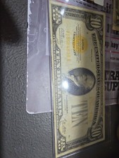 1928 Fr#2400 US Ten-Dollar $10 Gold Certificate - Woods/Mellon - Hamilton picture