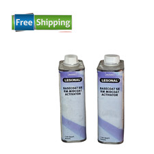 2 Qt Lesonal Basecoat SB RM Midcoat Activator AkzoNobel 946mL Each OEM Paint picture