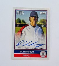 2026 Onyx Vintage - Autographs Roch Cholowsky #VA-ROCH /180 (AU, RC) picture