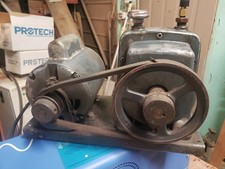 Cenco Hyvac 2 91305 Belt Driven Vacuum Pump W/ motor 5KC35KG 198 picture