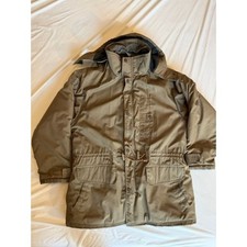Field & Stream Mens Vintage Utility Parka Jacket Olive Green Large Hooded picture