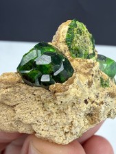 Natural Demantoid Green Garnet Crystals Specimen / Natural Crystals / 116 Carats picture