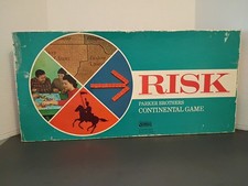 Vintage 1968 RISK Board Continental Game Parker Brothers picture