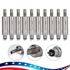 1-10 Pack SANDENT Dental E-generator LED Low Speed Air motor Handpiece 4 Holes picture